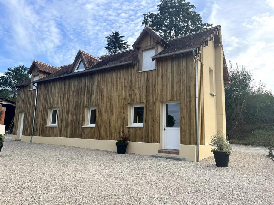 La Maison Du Perche Avec Jacuzzi Saint-Martin-des-Pezerits Luaran gambar